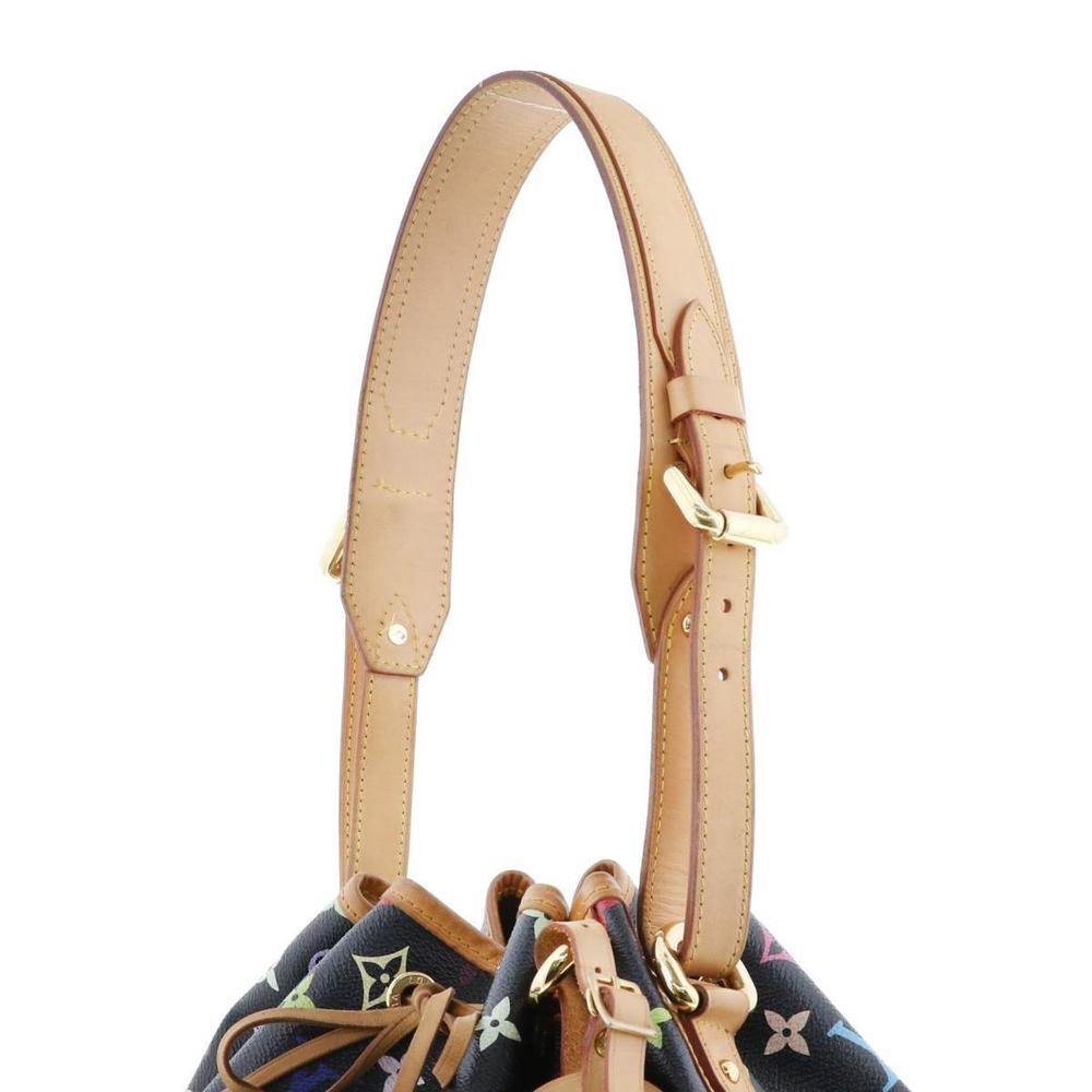 Louis Vuitton MULTICOLOR BLACK Petit Noe Shoulder Bag - Picture 3 of 7